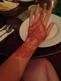 Henna show-off at Lagnaa barefoot dining