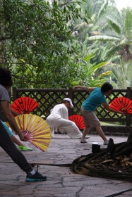 Ladies practicing Tai Chi